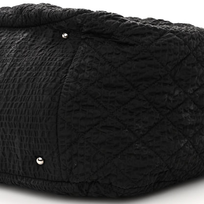 Chanel Nylon Quilted CC Logo Tote Black 10 of 17