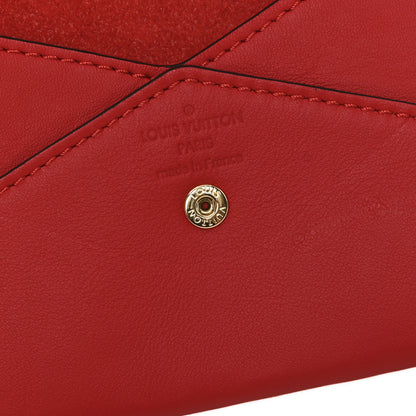 Louis Vuitton Calfskin Envelope Pouch Red 6 of 8