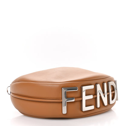 Fendi Vitello Grace Matte Medium Fendigraphy Hobo Bag Caramello 4 of 10