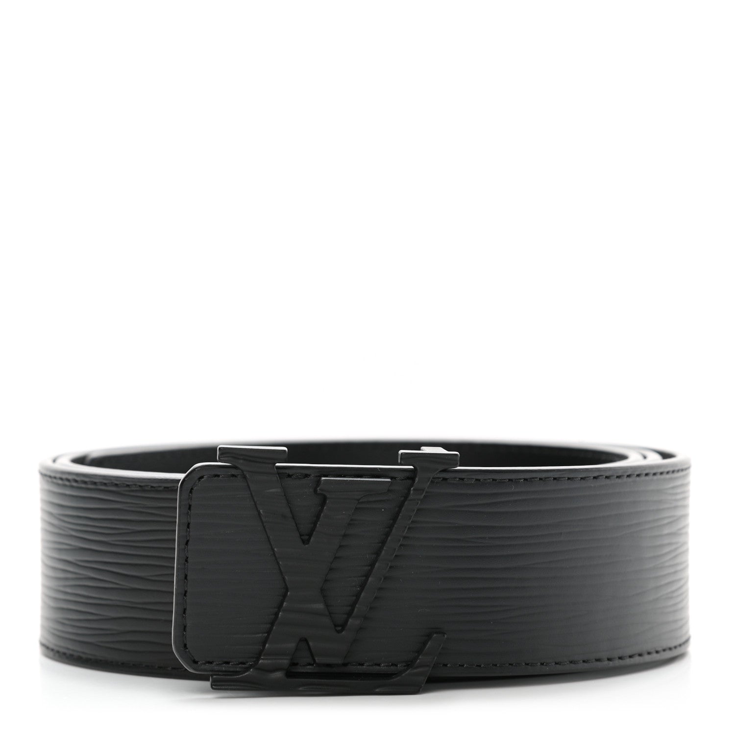 Louis Vuitton Epi 40mm LV Initiales Belt 95 38 Black 1 of 8