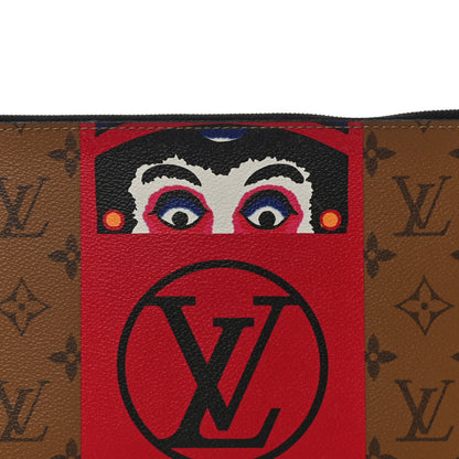 Louis Vuitton Reverse Monogram Kabuki MM GM Pochette 8 of 10