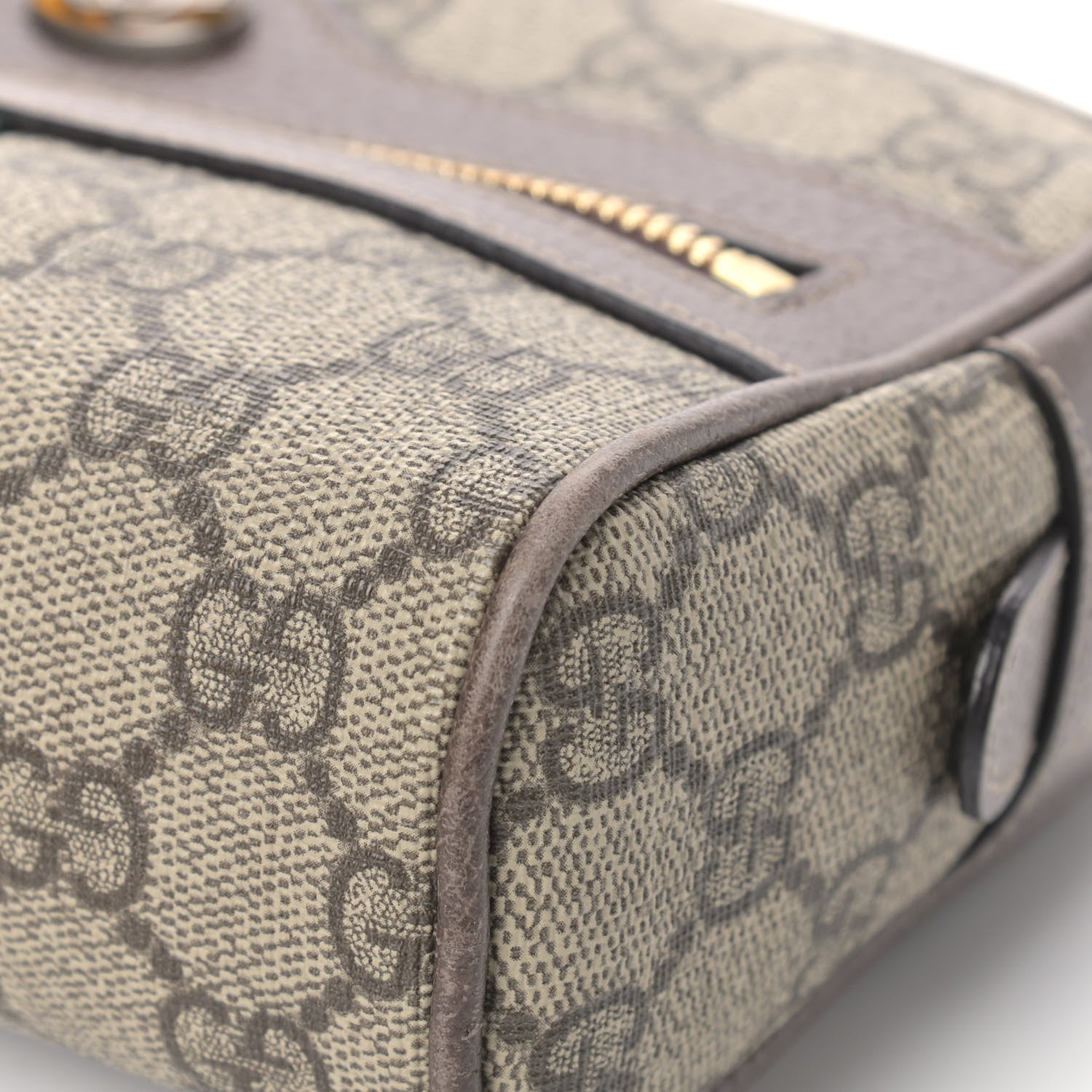 Gucci GG Supreme Monogram Web Small Ophidia Belt Bag 75 30 Dark Brown 10 of 14