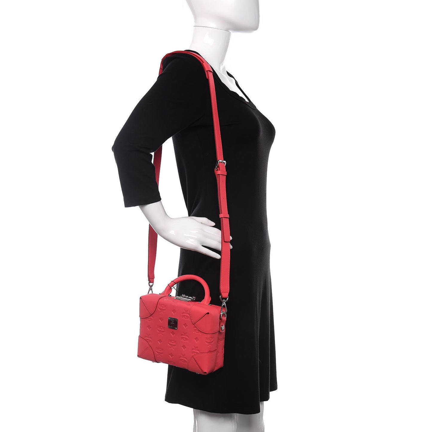 Calfskin Ottomar Monogram Soft Berlin Crossbody Teaberry