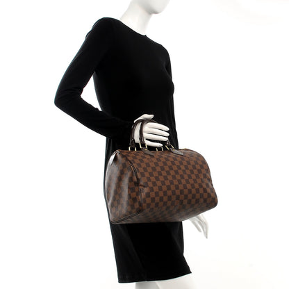 Louis Vuitton Damier Ebene Speedy 30 2 of 12
