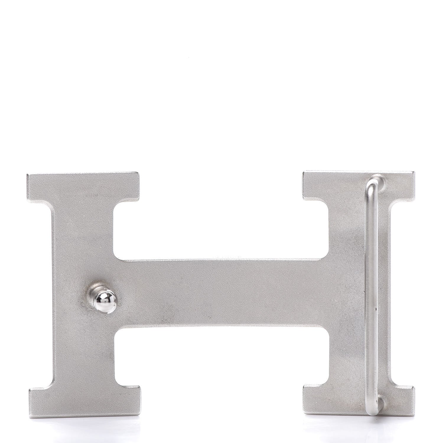 Hermes Polished Palladium 32mm H Belt Buckle Silver 3 of 4