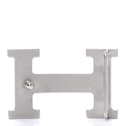 Hermes Polished Palladium 32mm H Belt Buckle Silver 3 of 4