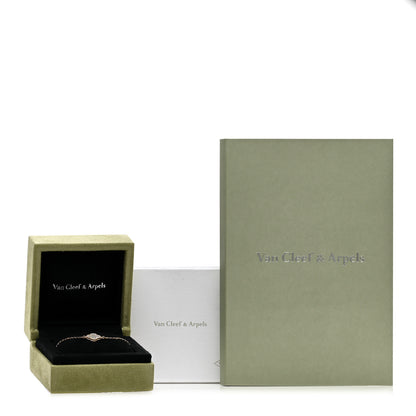 Van Cleef & Arpels 18K Yellow Gold Mother of Pearl Sweet Alhambra Bracelet 5 of 5