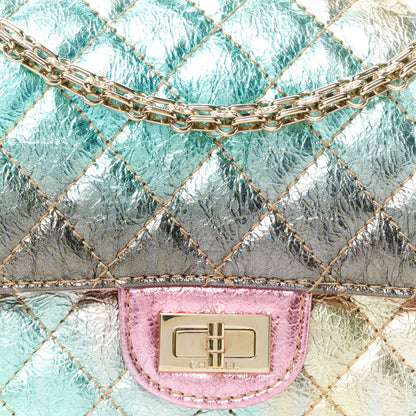 Chanel Metallic Goatskin Quilted 2.55 Reissue 225 Flap Multicolor 8 of 10