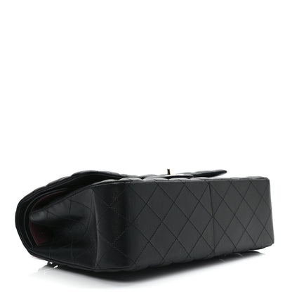 Chanel Lambskin Quilted Jumbo Double Flap Black 3 of 8