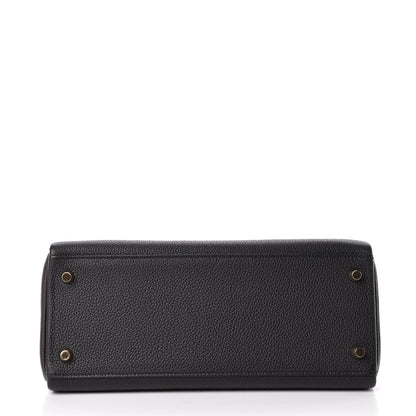 Hermes Togo Kelly Retourne 28 Black 5 of 38