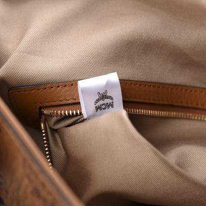 MCM Visetos Klassik Tote Cognac 10 of 13