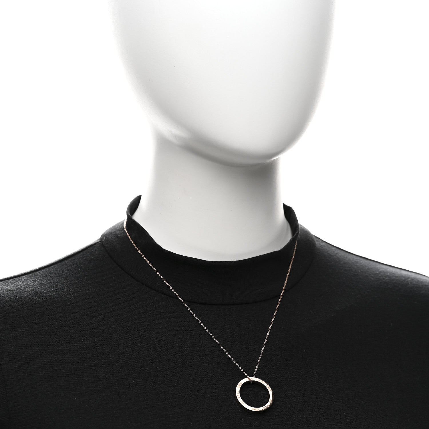 Tiffany Rubedo 1837 Circle Pendant Necklace 2 of 4