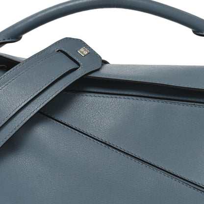 Loewe Calfskin Small Puzzle Bag Stone Blue 7 of 9