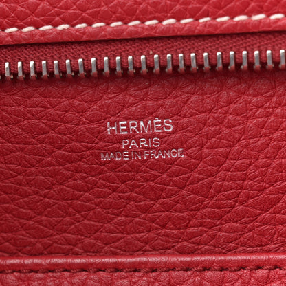 Hermes Taurillon Clemence Sac Good News PM Rouge Casaque 6 of 10