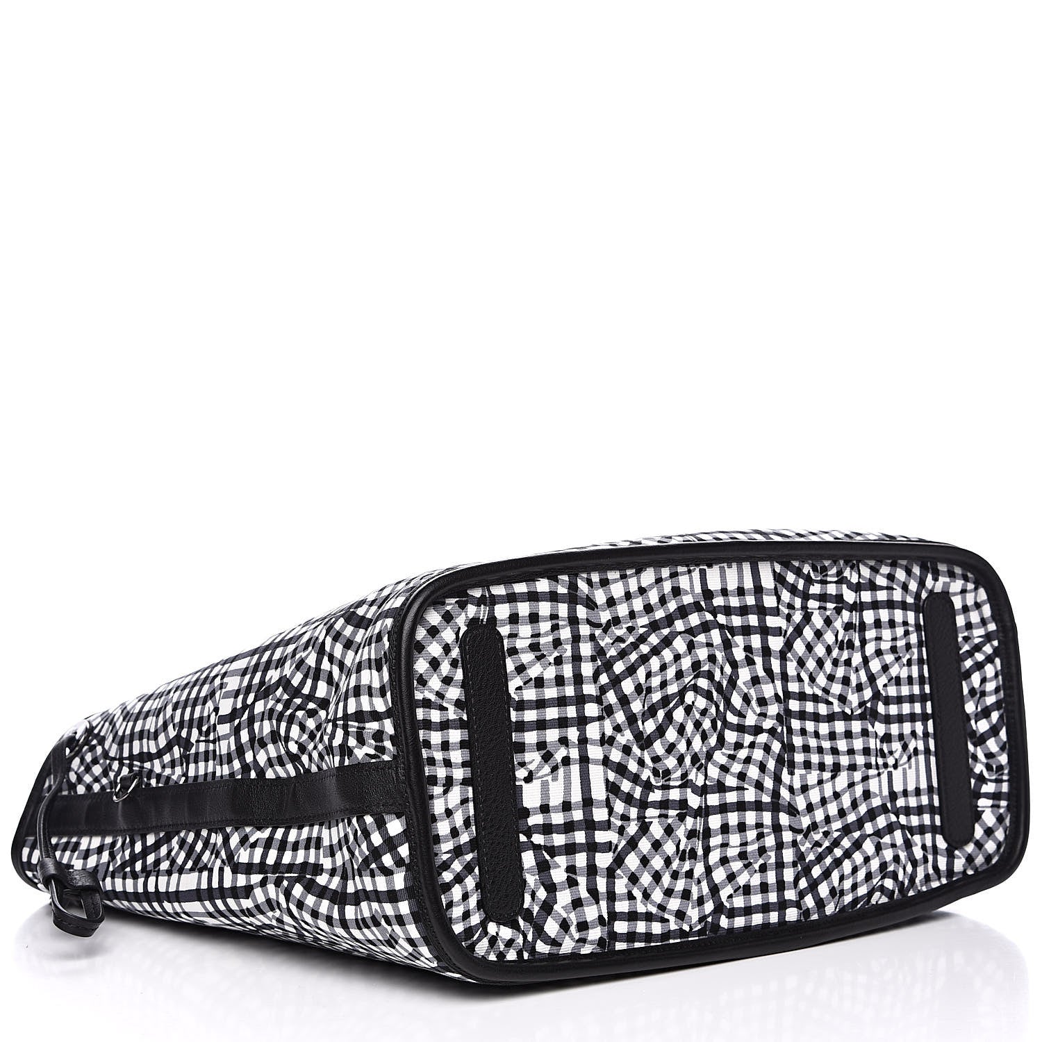 MCM Visetos Large Liz Reversible Shopper Tote Black 9 of 15
