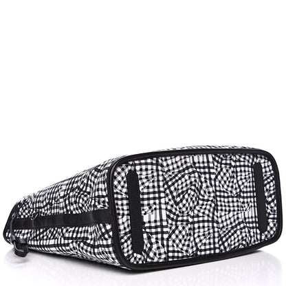 MCM Visetos Large Liz Reversible Shopper Tote Black 9 of 15