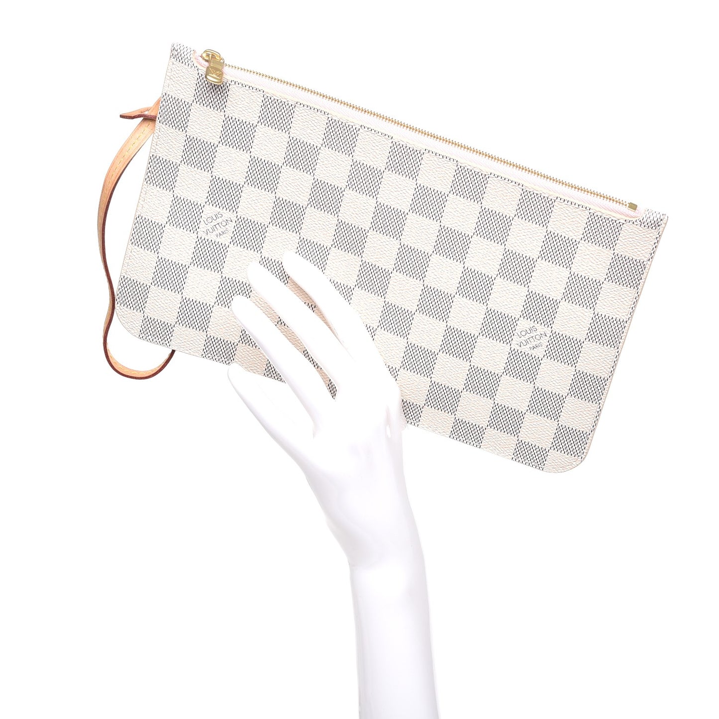 Damier Azur Neverfull MM GM Pochette Rose Ballerine
