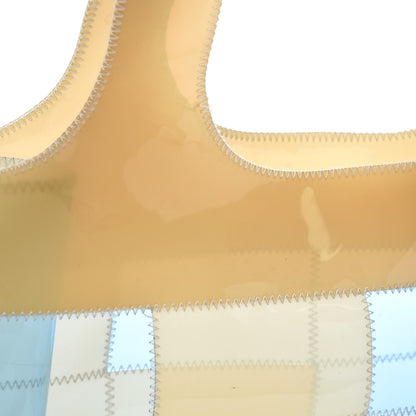 Chanel PVC Stitched Tote Beige Light Blue 10 of 10
