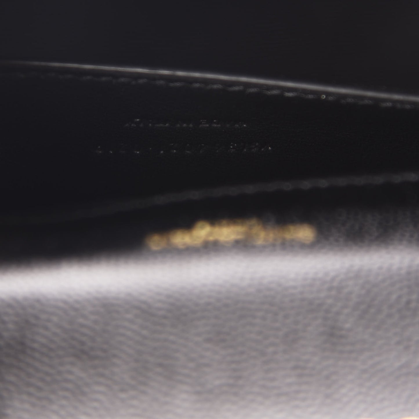 Grain De Poudre Medium Classic Monogram Kate Satchel Black