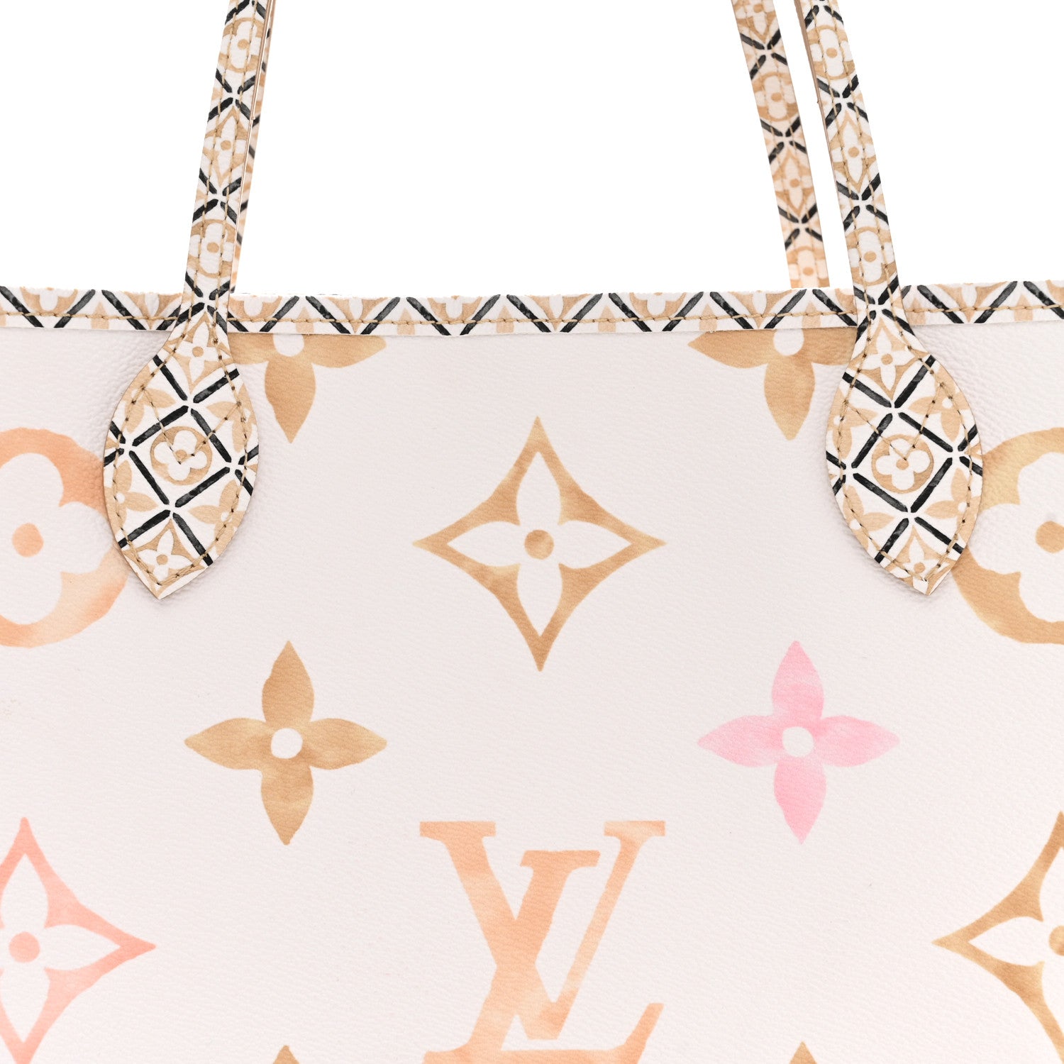 Louis Vuitton Monogram Giant By The Pool 2.0 Neverfull MM Beige 8 of 10