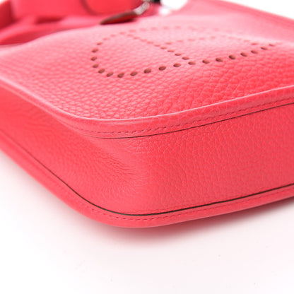 Hermes Taurillon Clemence Evelyne TPM Rose Extreme 8 of 10