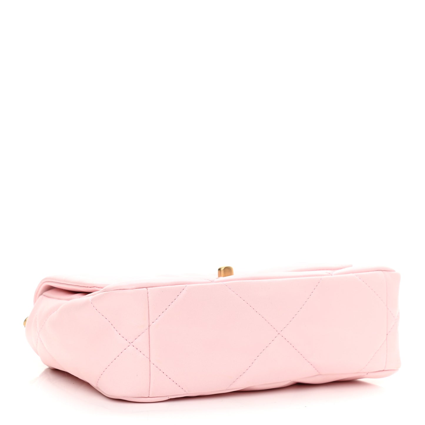 Lambskin Quilted Medium Chanel 19 Flap Light Pink