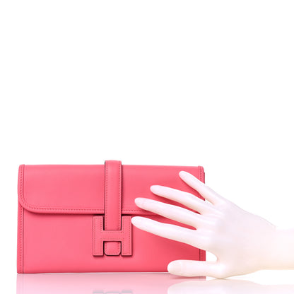 Hermes Swift Jige Duo Clutch Rose Azalee 2 of 8