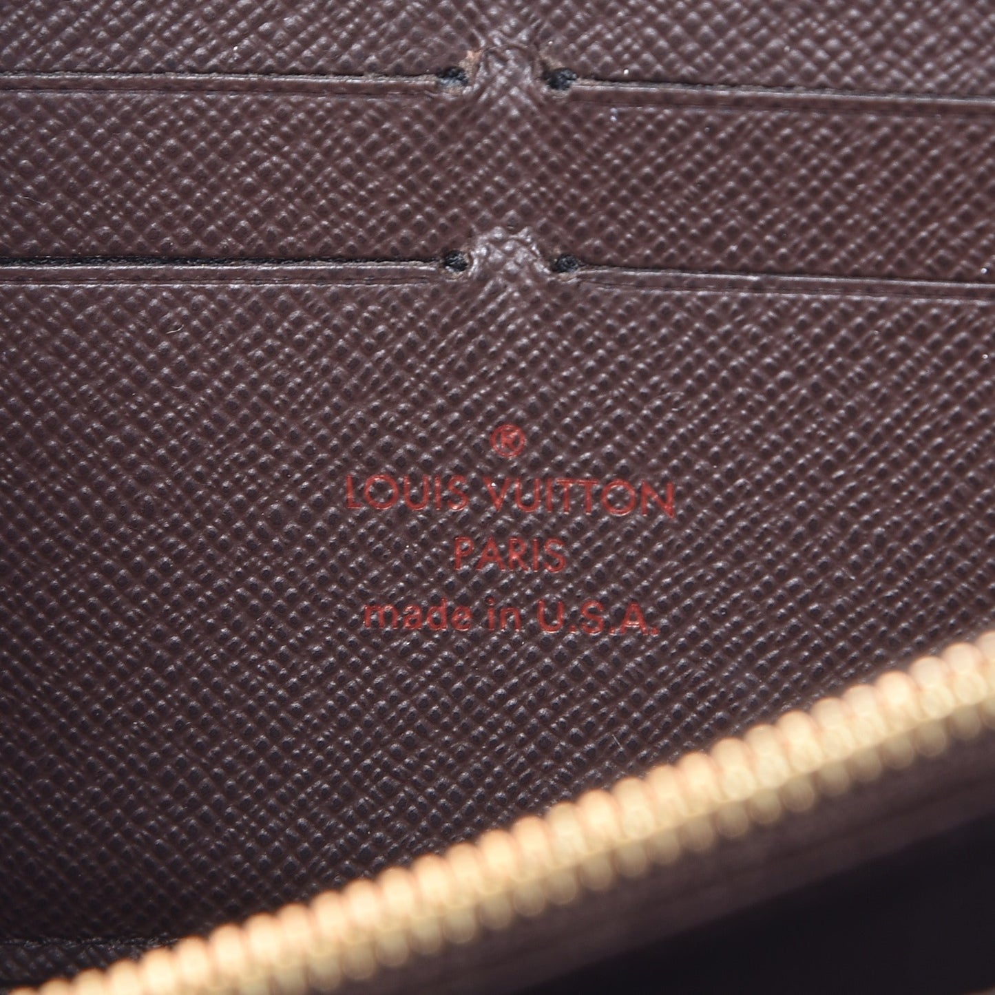 Damier Ebene Zippy Wallet