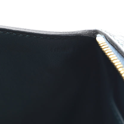Hermes Taurillon Clemence Mini Lindy 20 Vert Cypress 7 of 11