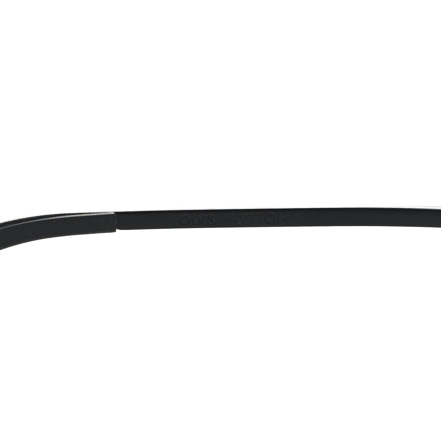 Louis Vuitton Metal Monogram The Party Aviator Sunglasses Z0973U Black 5 of 7