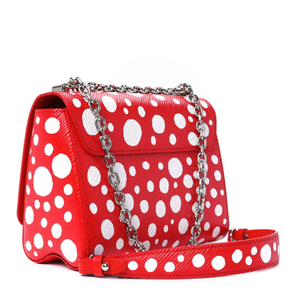 Louis Vuitton LV X YK Epi Infinity Dots Twist Shoulder Bag MM Red 4 of 12
