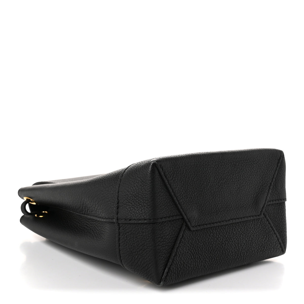 Calfskin Lockme Mini Backpack Black