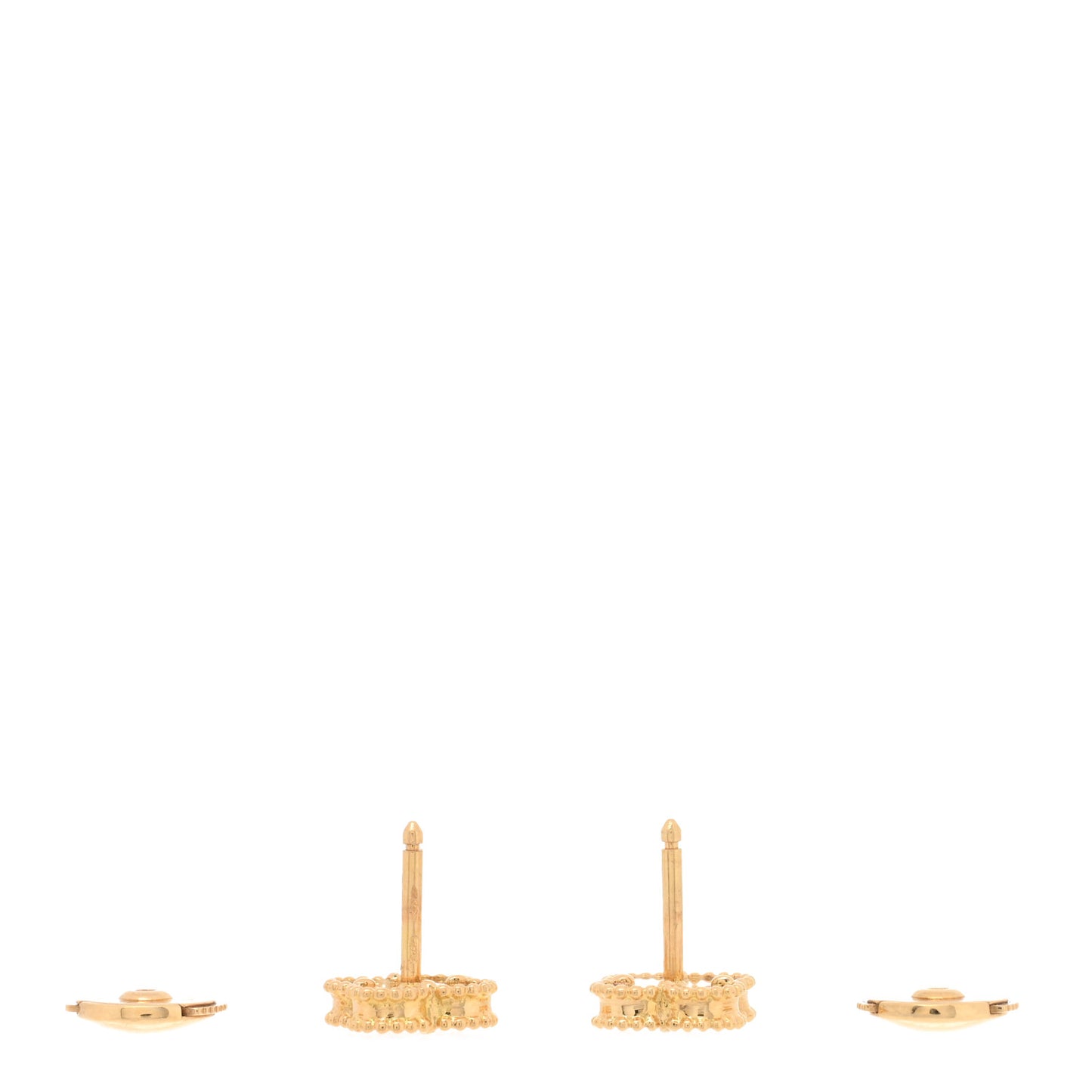 18K Yellow Gold Turquoise Sweet Alhambra Earrings