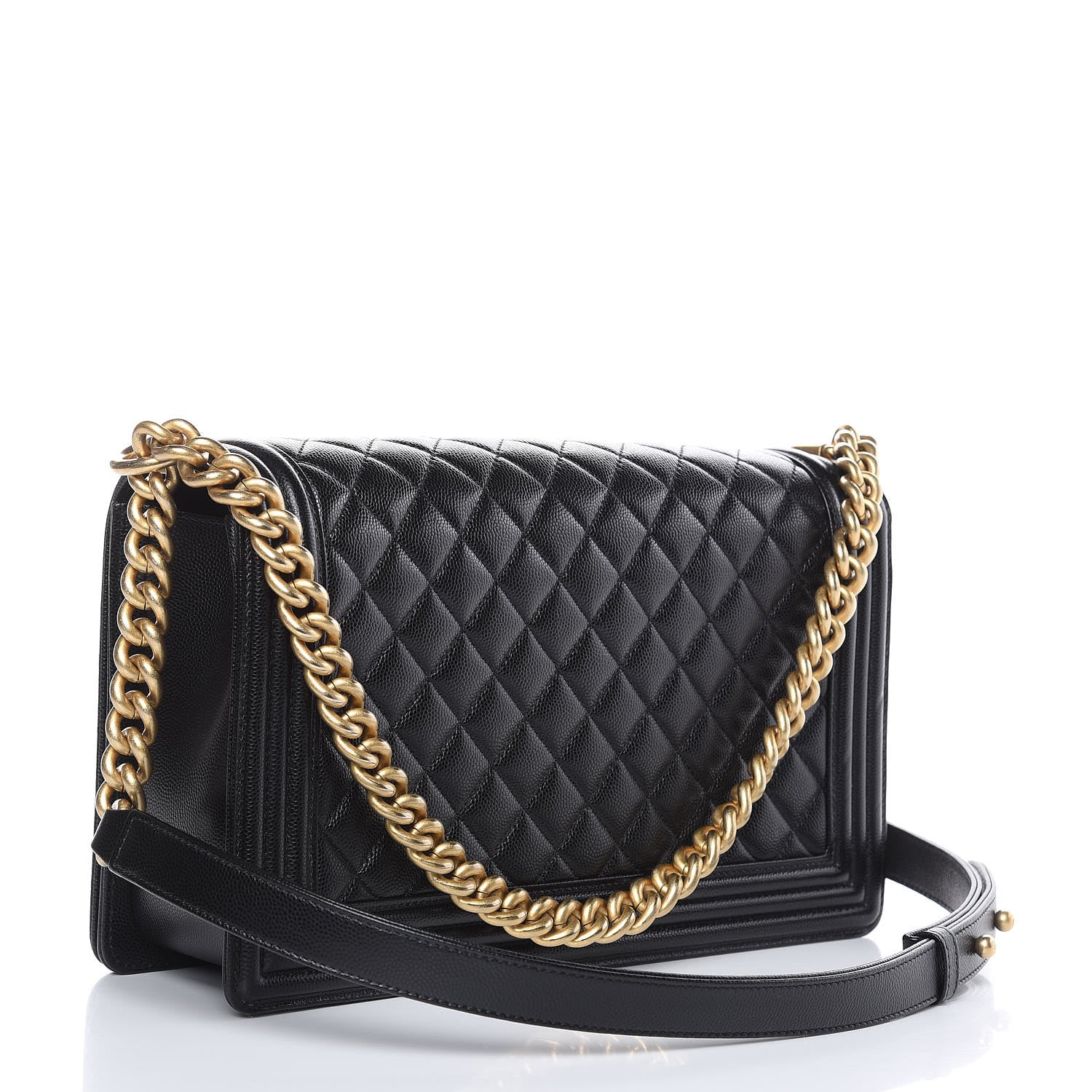 Chanel Caviar Quilted New Medium Boy Flap Black 3 of 11
