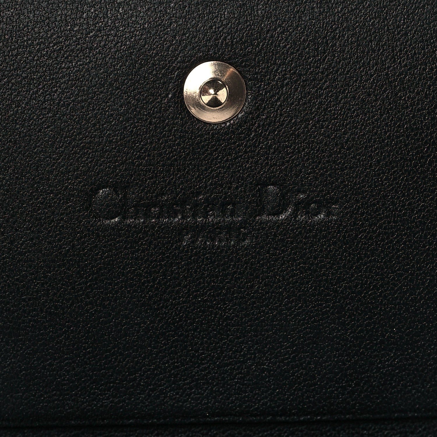 Christian Dior Lambskin Cannage Mini Lady Dior Wallet Black 10 of 13