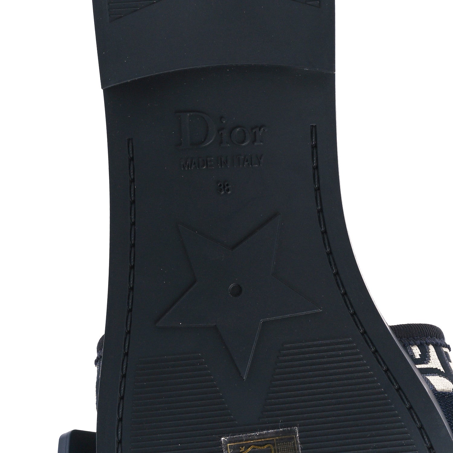 Christian Dior Nylon Oblique Dio(r)evolution Slide Sandals 38 Deep Blue 6 of 10