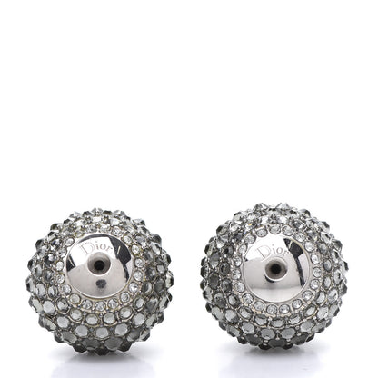 Christian Dior Crystal Mise En Dior Tribal Earrings Grey Pink 3 of 4