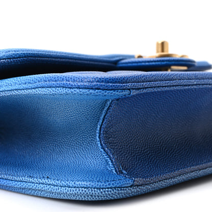 Chanel Caviar Quilted Small Sunset On The Sea Flap Blue 9 of 10