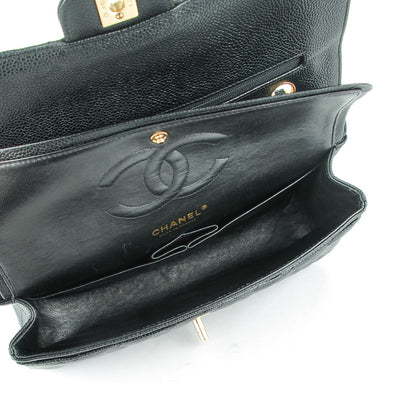 Chanel Caviar Quilted Medium Double Flap Black 5 of 8