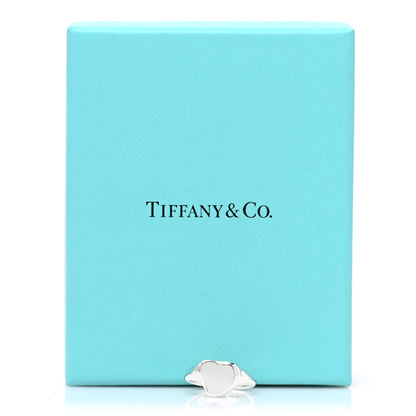 Tiffany Sterling Silver Elsa Peretti Full Heart Ring 49 4.75 5 of 5