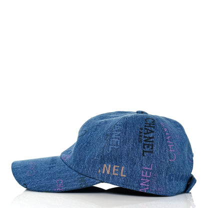 Chanel Denim Mood Cap Hat Blue 4 of 8