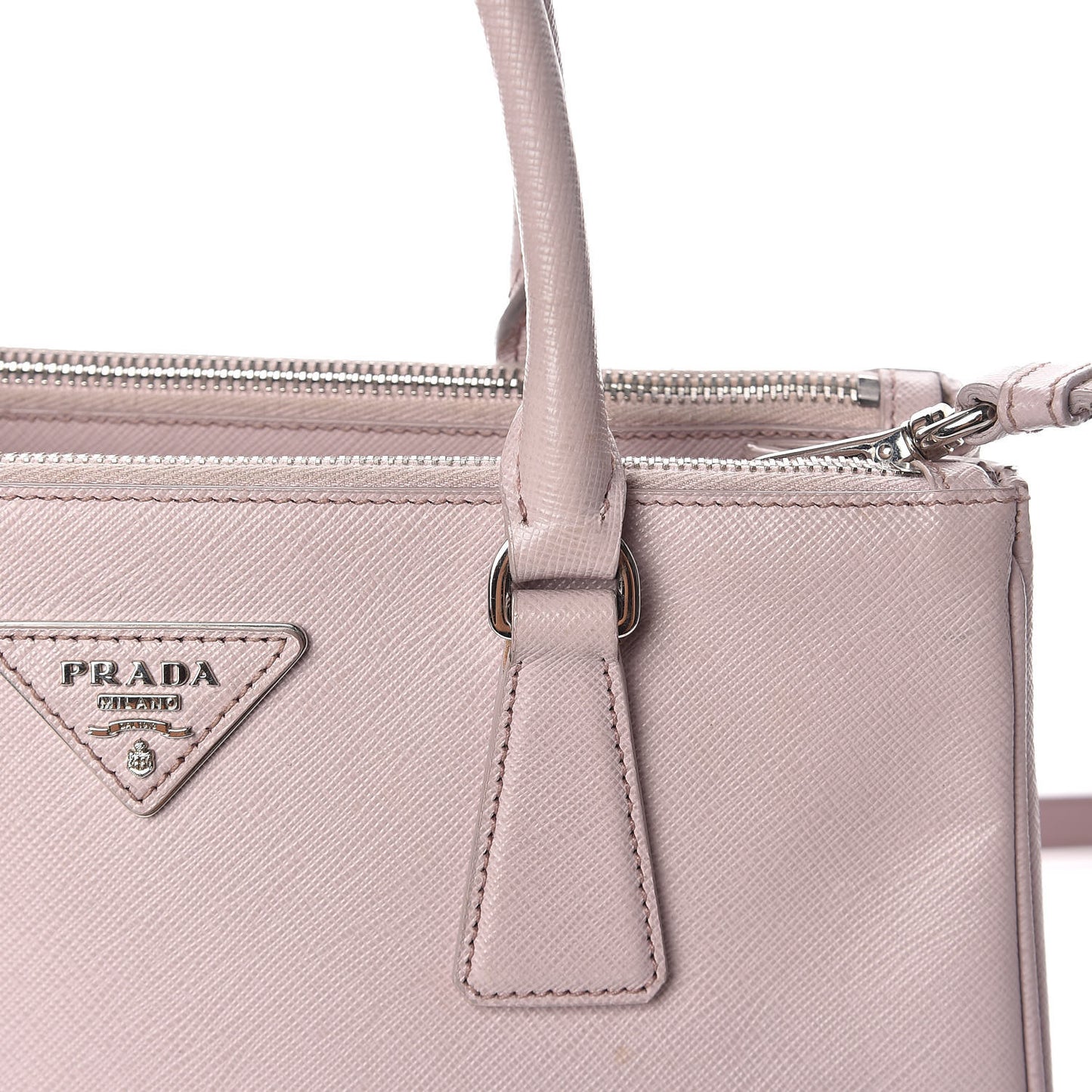 Saffiano Small Galleria Double Zip Tote Mughetto