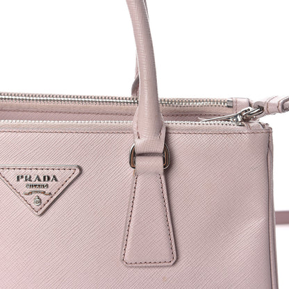 Prada Saffiano Small Galleria Double Zip Tote Mughetto 12 of 19