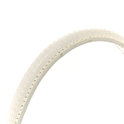 Balenciaga Patent Calfskin Lizard Embossed XS Sharp Top Handle Bag White 10 of 14