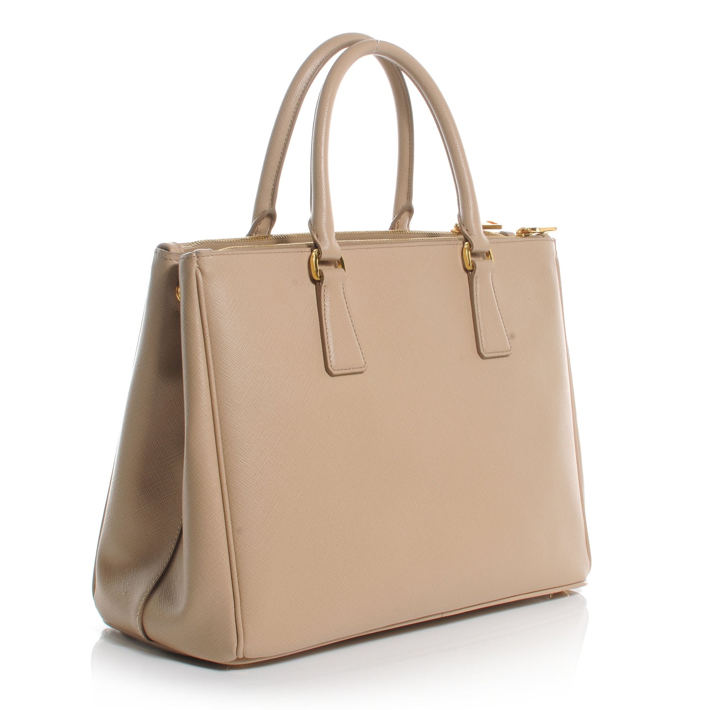 Saffiano Lux Medium Tote Sabbia