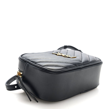 Saint Laurent Calfskin Matelasse Monogram Lou Belt Bag Black Black 4 of 9