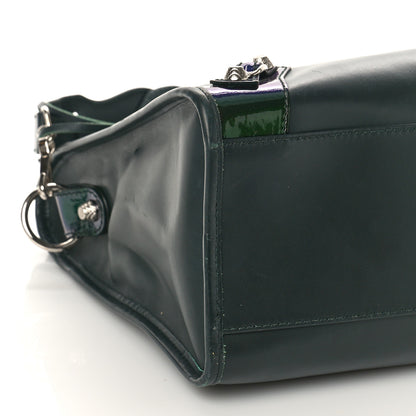 Balenciaga Smooth Calfskin Metallic Patent Giant 12 Silver Hardware City Vert Poker Fonce 7 of 8