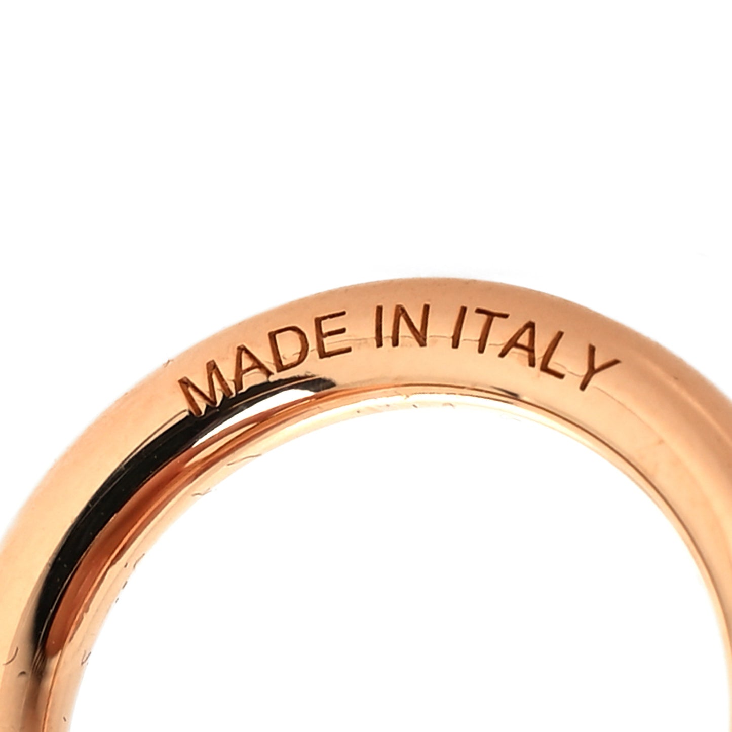 Permabrass Mors Scarf Ring Rose Gold