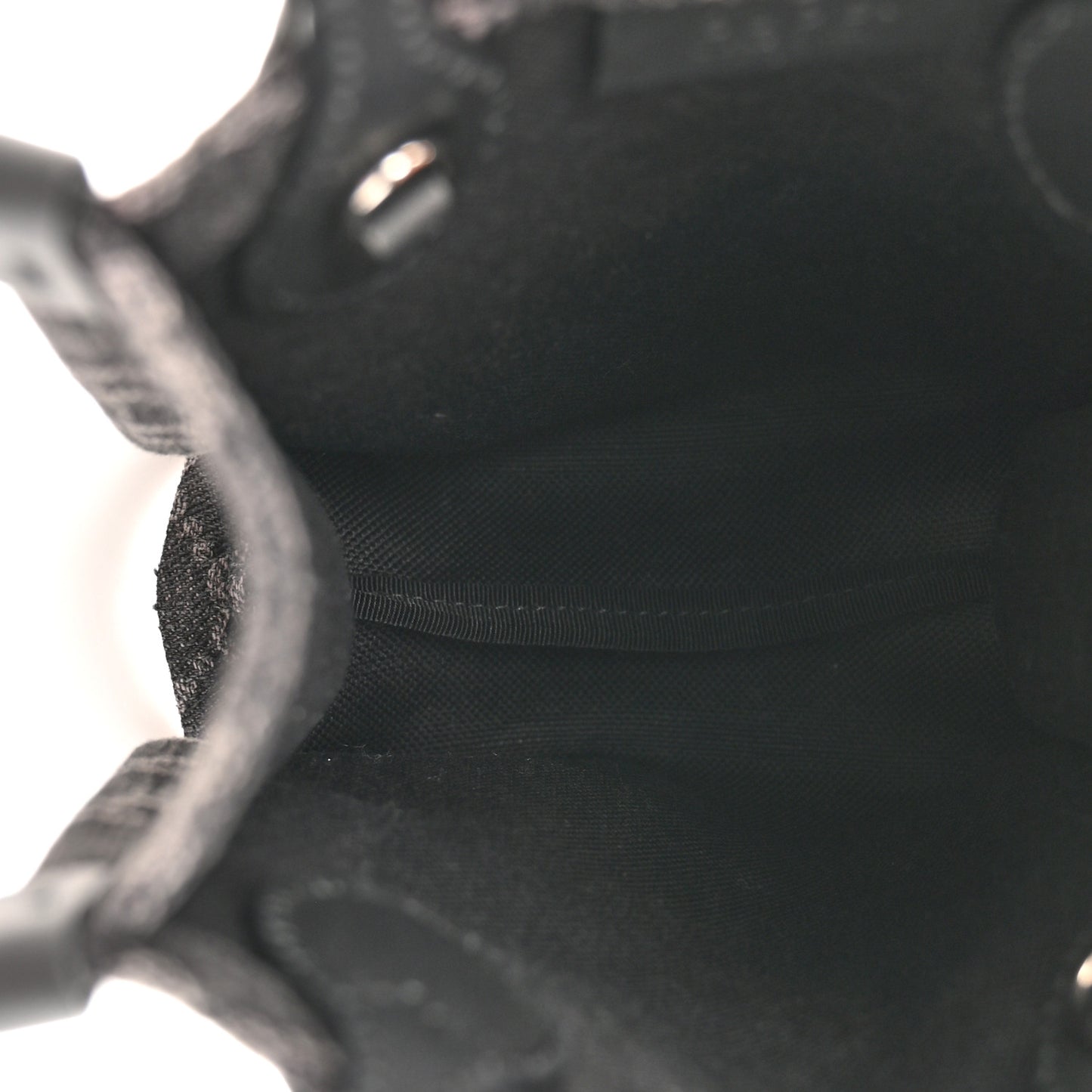 Denim GG Monogram Dollar Calfskin Mini Ophidia Tote Black Grey