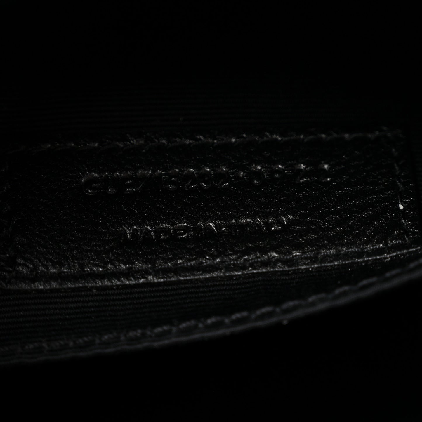 Calfskin Matelasse Monogram Lou Camera Bag Black